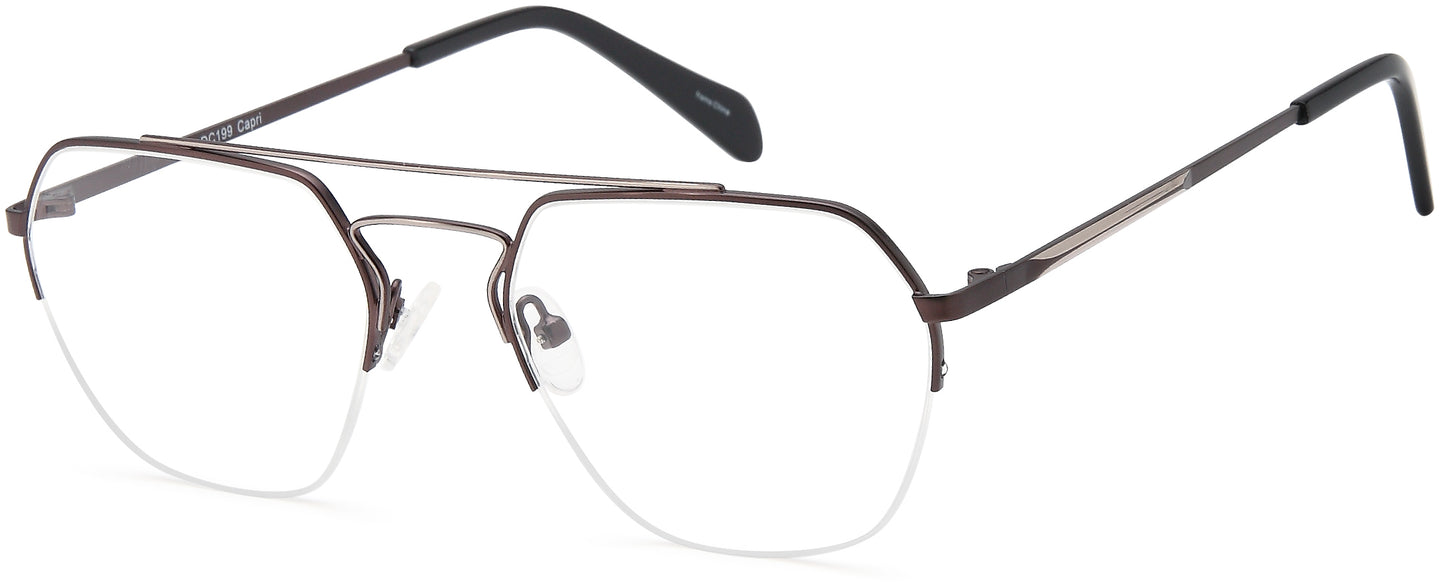 DiCaprio DC 199 In Black Gold, Blue Gunmetal or Brown Gunmetal