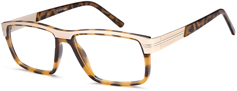 DiCaprio DC 214 In Black Gold, Grey Silver or Tortoise Gold