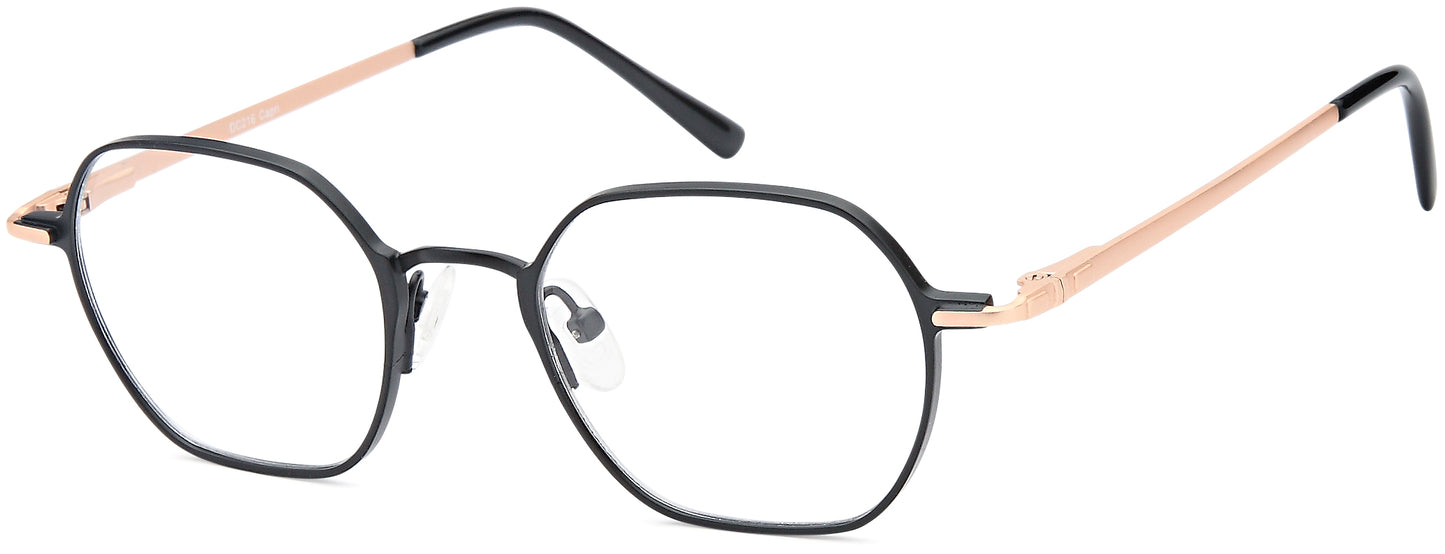 DiCaprio DC 216 in Black Gold, Blue Gunmetal or Gunmetal Black