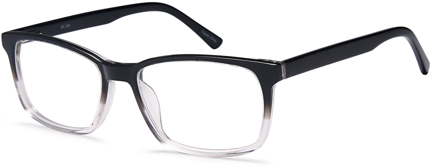 DiCaprio DC 220 in Black Clear or Crystal