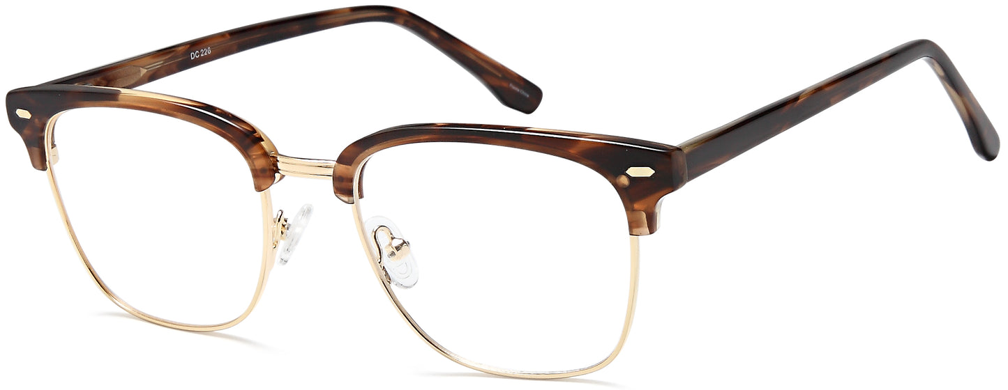 DiCaprio DC 226 in Black Gold, Black Gunmetal or Tortoise Gold