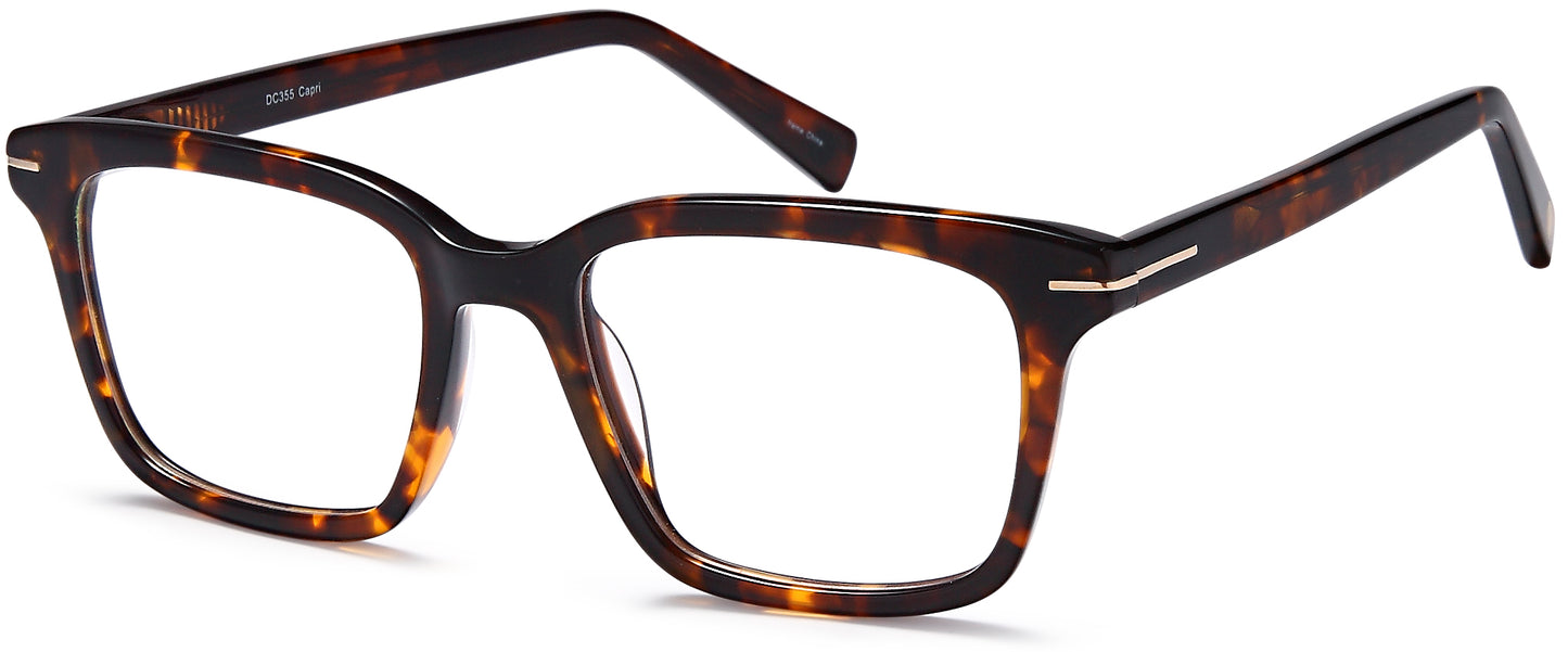 DiCaprio DC 355 In Black, Clear or Tortoise