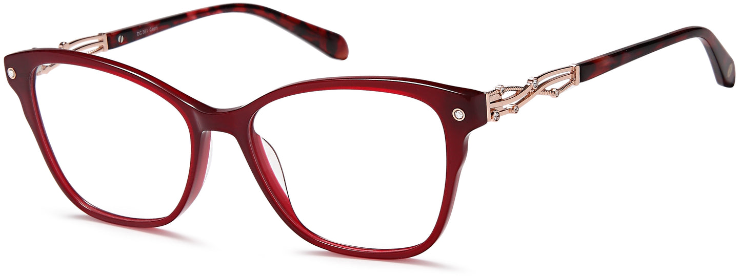 DiCaprio DC 361 in Black, Blonde or Burgundy