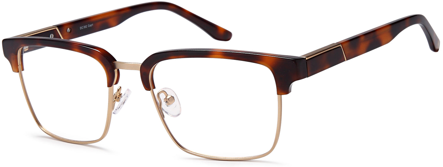 DiCaprio DC 362 in Black Gold, Crystal Gold or Tortoise Gold