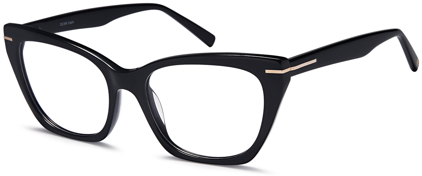 DiCaprio DC 368 in Black, Burgundy or Tortoise