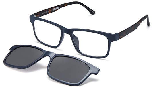 DiCaprio DC 401 CLIP In Black, Blue Tortoise Or Burgundy Black