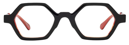 Renee's Readers Diane in Black/Red or Brown/Ivory