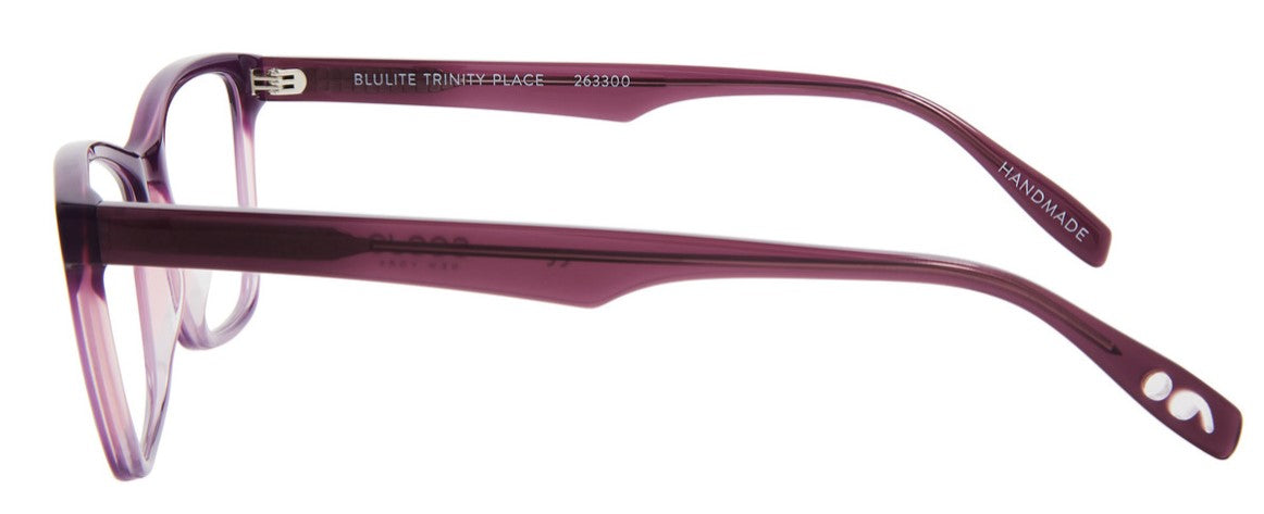 Trinity Place Blue Light filtering in Grey Fade, Jade Fade or Plum Fade