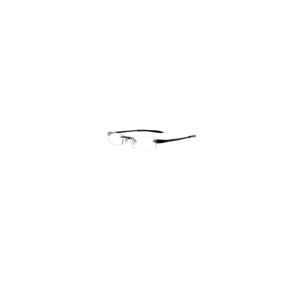 Visualites 07 Rimless Rectangle in Black, Cobalt, Red or Taupe