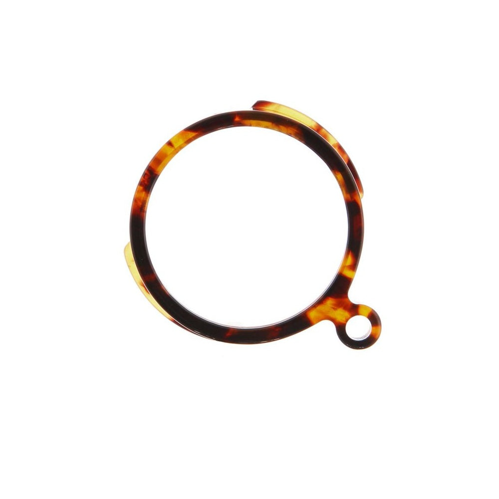 Classic 37mm (medium) Acetate Rimmed Monocle in glossy or matte Black or Tortoise