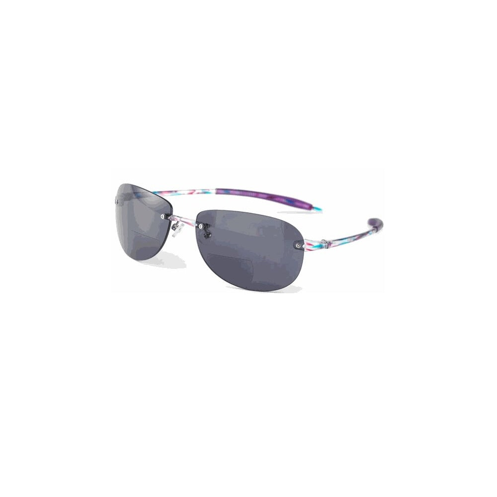 VISUALITES 06 BIFOCAL SUN READER IN CRYSTAL OR PURPLE MONET