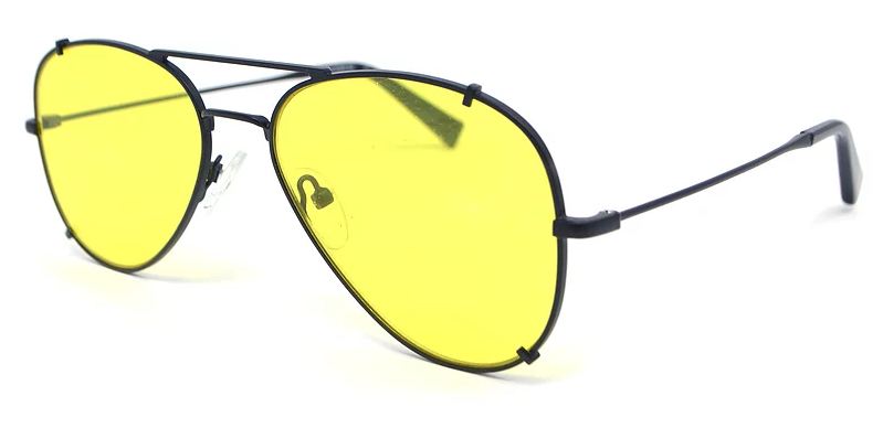 Scojo New York FUZZ Aviator sunglasses black or gold frame - ReadingGlassWorld