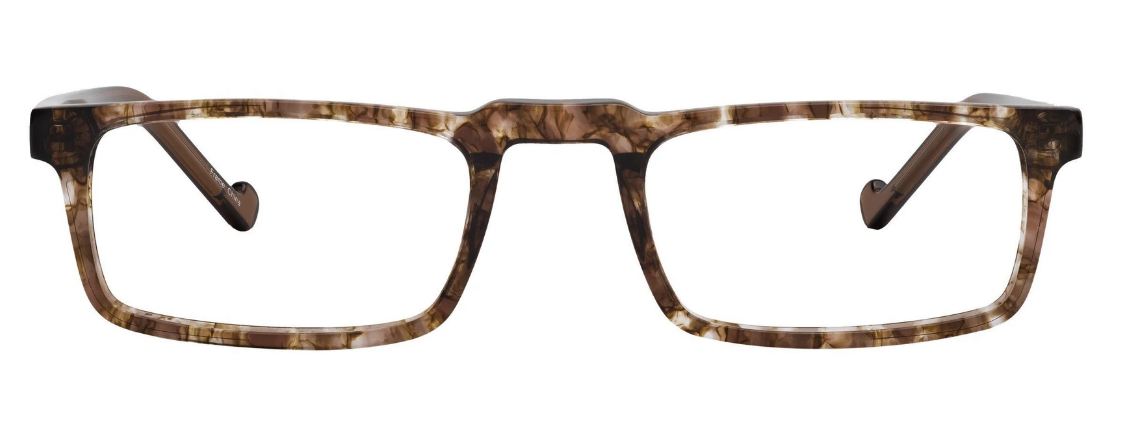 Renee's Readers Half Eye Jack in Black or Brown Translucent Pattern