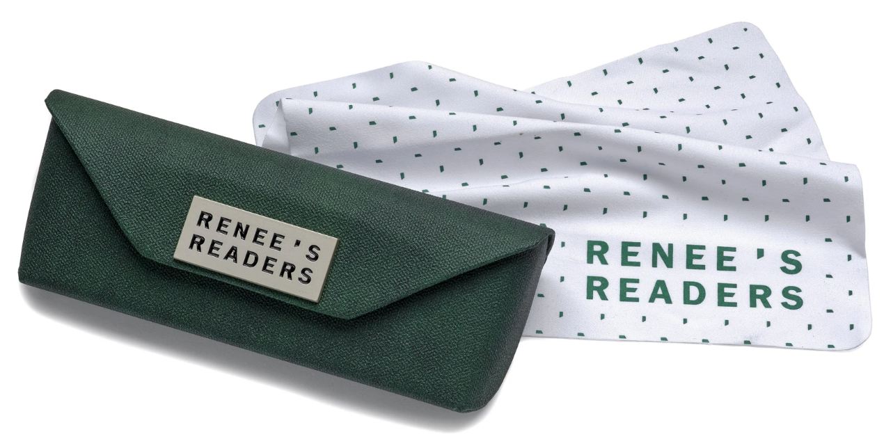 Renee's Readers Half Eye Jack in Black or Brown Translucent Pattern