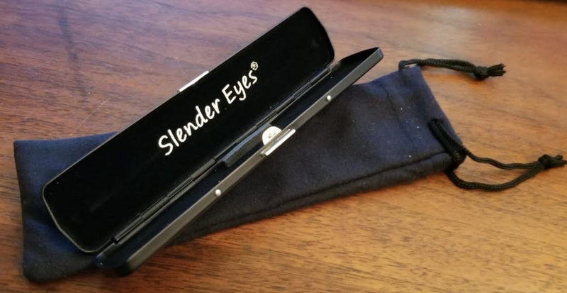 Slender Eye Compact Reader in Black - ReadingGlassWorld