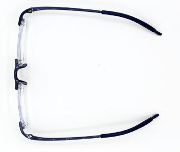 Visualite 08 Rimless Blue Light Filtering Computer Readers in Blue or Crystal - ReadingGlassWorld
