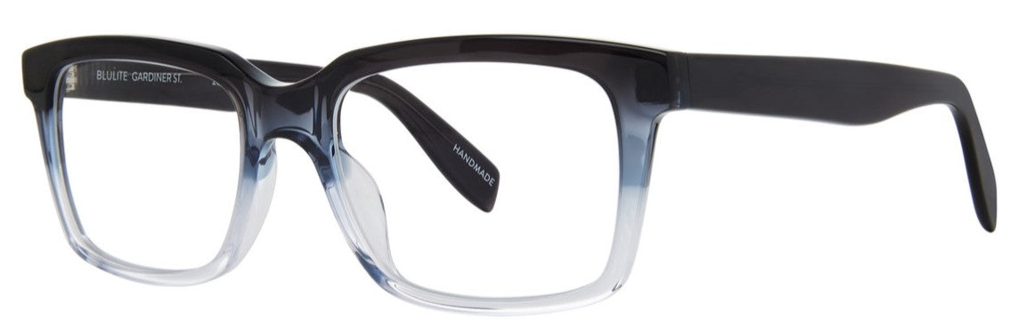 Gardiner Street Blue Light filtering in Black front/Auburn Canyon or Smoky Grey Fade