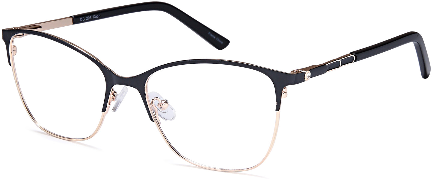 DiCaprio DC 205 In Black Gold, Burgundy Gold or Tan Gold