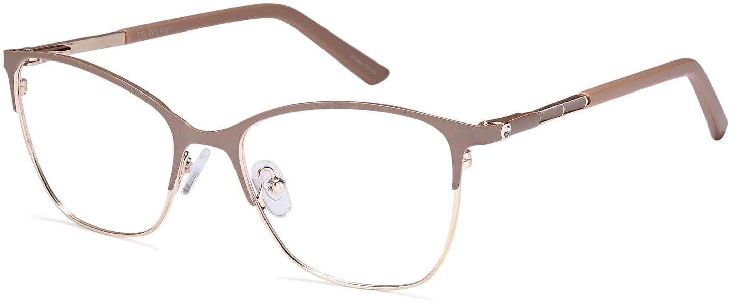 DiCaprio DC 205 In Black Gold, Burgundy Gold or Tan Gold