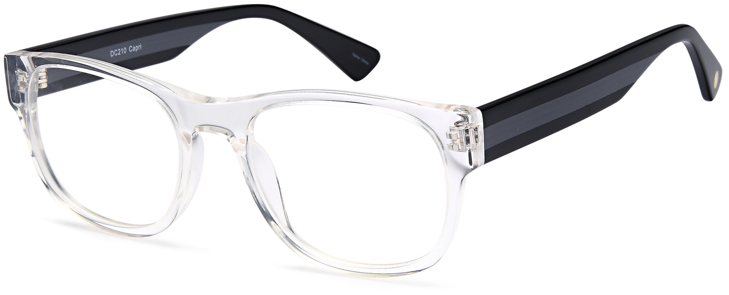 DiCaprio DC 210 In Black Green Red, Burgundy Blue Red White, Crystal Black Grey Or Tortoise Blue Red