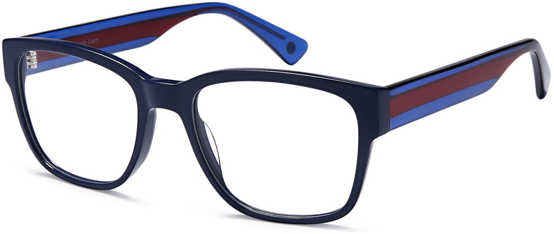 DiCaprio DC 219 in Black Green Red, Blue Red, Burgundy Blue Red White or Tortoise Blue Red