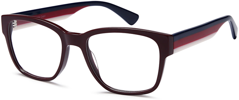 DiCaprio DC 219 in Black Green Red, Blue Red, Burgundy Blue Red White or Tortoise Blue Red