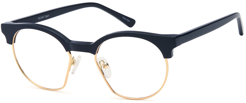 DiCaprio DC 345 In Black Gold, Navy Gold or Tortoise Gold