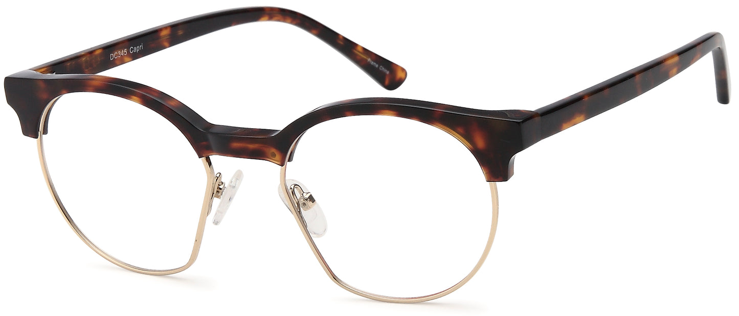 DiCaprio DC 345 In Black Gold, Navy Gold or Tortoise Gold