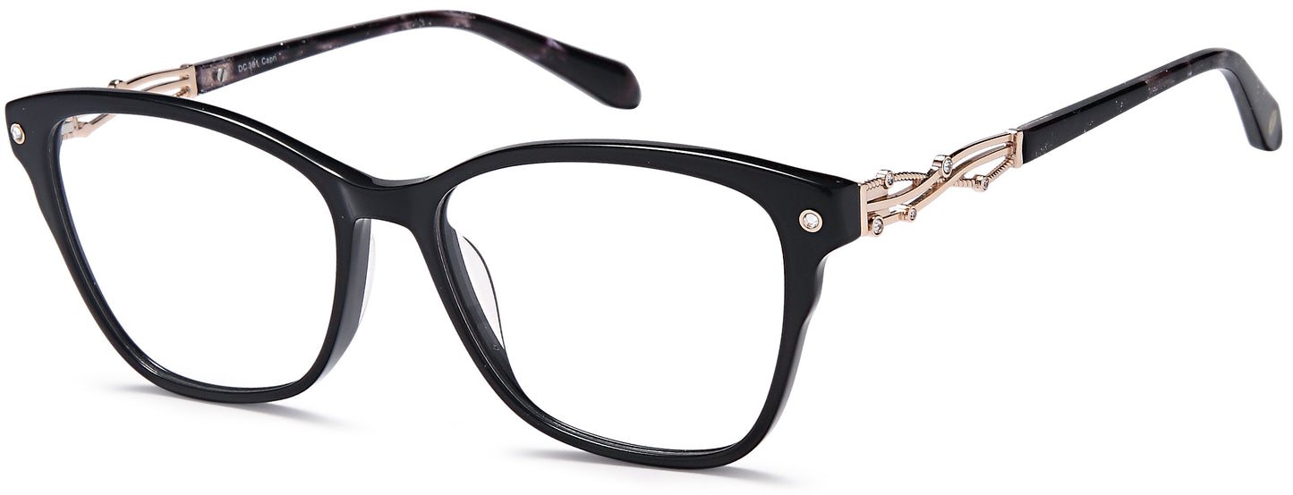 DiCaprio DC 361 in Black, Blonde or Burgundy