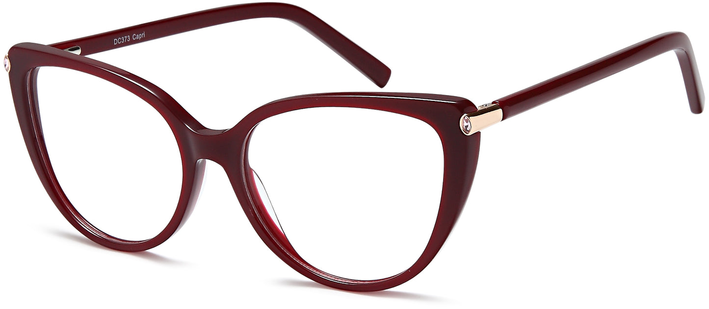DiCaprio DC 373 in Black, Burgundy or Tortoise