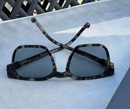 Renee's Readers Photochromic Jim Dual Focus No-Line PROGRESSIVE Sun/Indoor reader in Classic Black or Taupe Tortoise