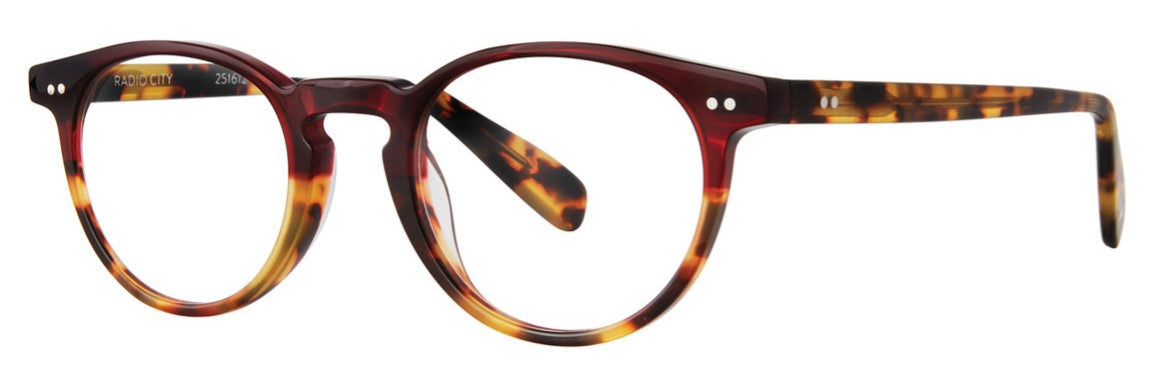 Radio City in Burgundy Tokyo Tort, Black Horn, Blue Horn Fade or Black