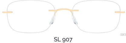 Simply Lite Titanium Rimless model 907