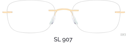 Simply Lite Titanium Rimless model 907