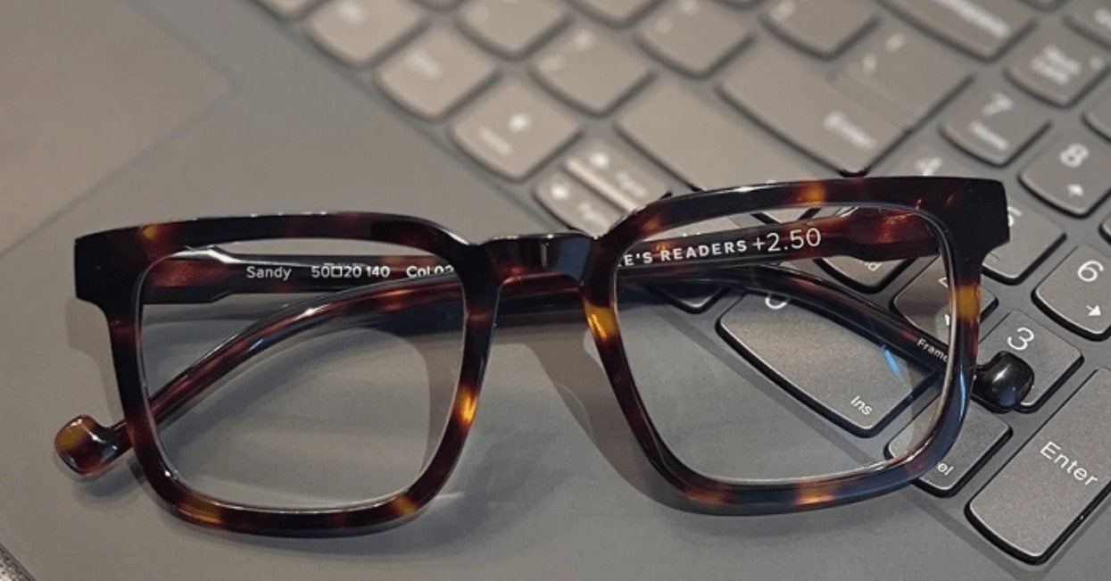Renee's Readers Blue Light Blocking Sandy in Classic Tortoise or Classic Black