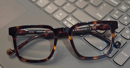 Renee's Readers Blue Light Blocking Sandy in Classic Tortoise or Classic Black