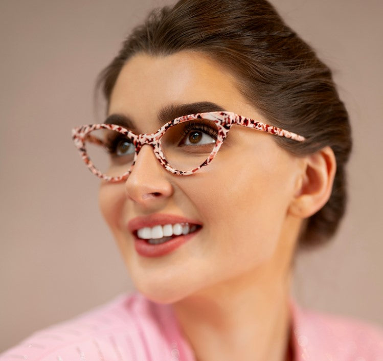 Scojo Soho Cat Eye in Black, Sky Mosaic or Pink Mosaic