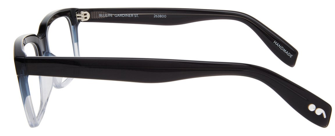 Gardiner Street Blue Light filtering in Black front/Auburn Canyon or Smoky Grey Fade