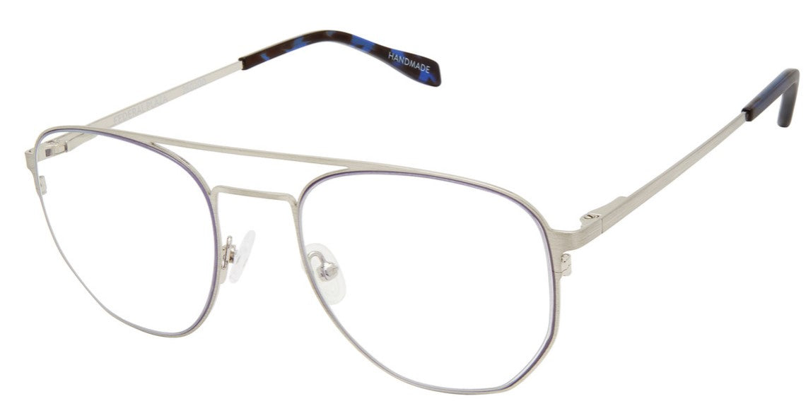 Federal Plaza Blue Light filtering in Black/Antique Silver or Tortoise Gold
