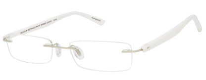 Scojo Gel Rimless Slim Rectangle in Midnight, Grey. Crystal or Tortoise