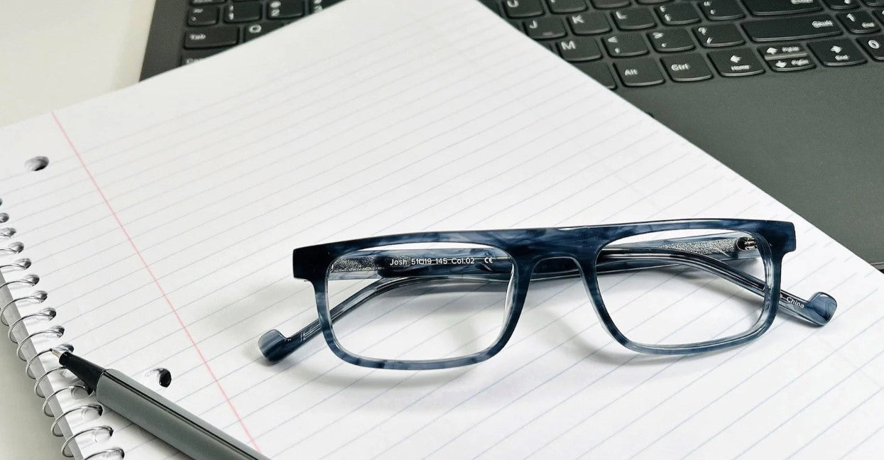 Renee's Readers Blue Light Blocking Josh in Charcoal or Navy Tortoise
