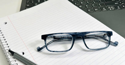 Renee's Readers Blue Light Blocking Josh in Charcoal or Navy Tortoise