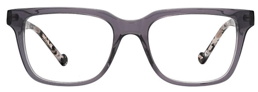 Renee's Readers Larry (large) in Transparent Peach Tort or Grey Tort