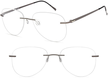Simply Lite Titanium Rimless model 802