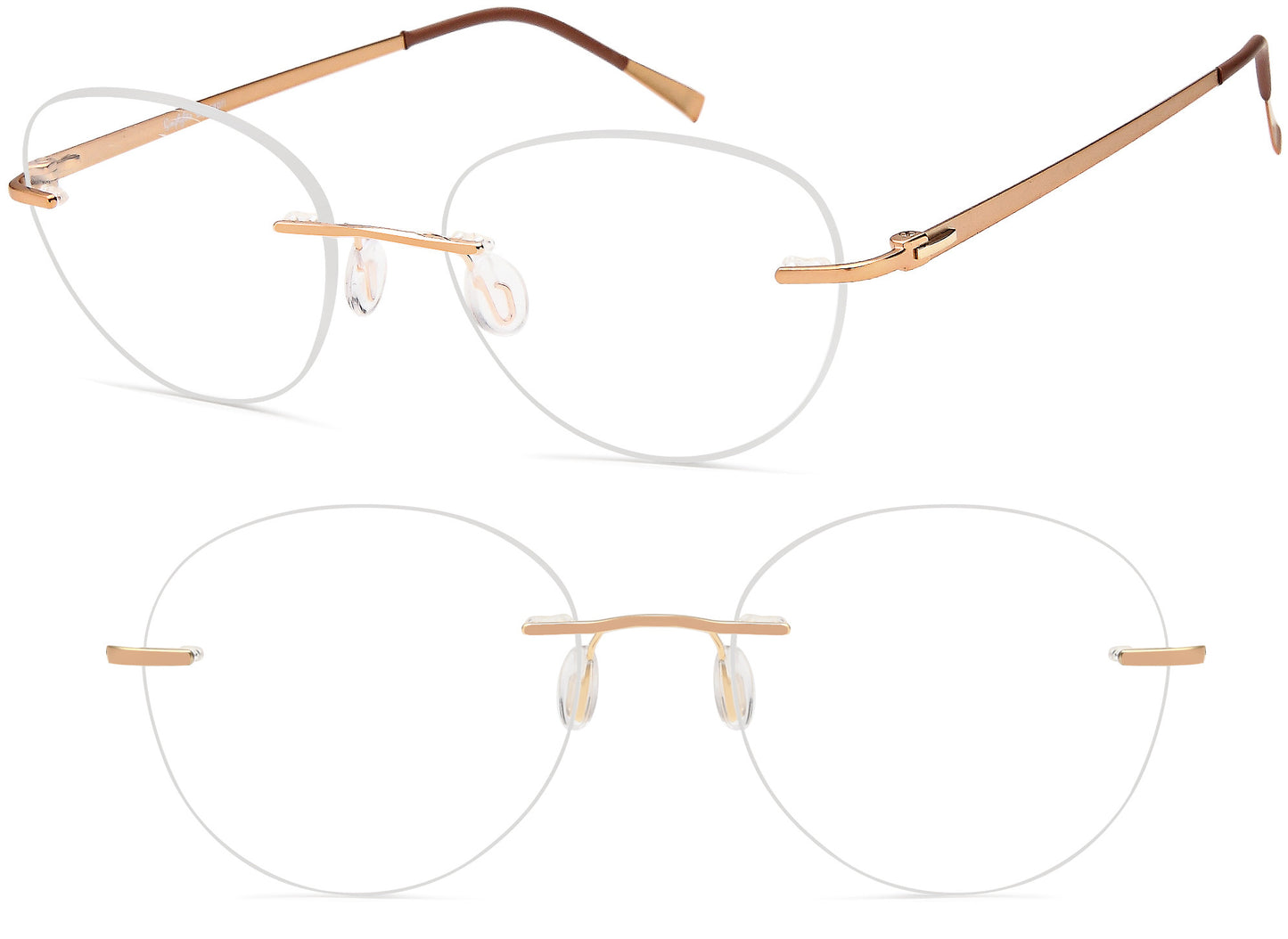 Simply Lite Titanium Rimless model 805