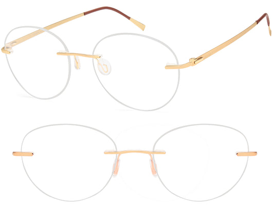 Simply Lite Titanium Rimless model 807
