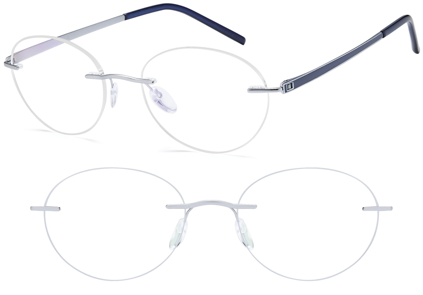 Simply Lite Titanium Rimless model 902