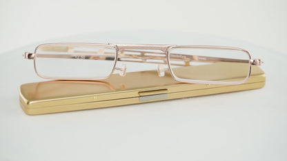 Slender Eyes 2.0 Compact Reader and Phone Stand in Black, Gold or Gunmetal