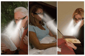 LightSpecs Nighttime Readers in Black or Dark Tortoise - ReadingGlassWorld