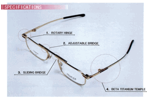 Slimfold Premier Model 5225 Titanium Reader - ReadingGlassWorld
